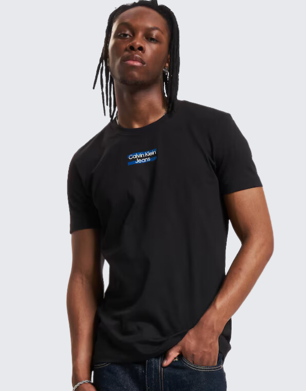 Calvin Klein Transparent Stripe Logo T-Shirt Men