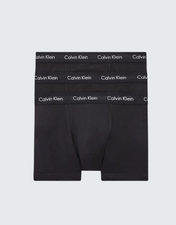 Calvin Klein 3 Pack Trunks Black Men.