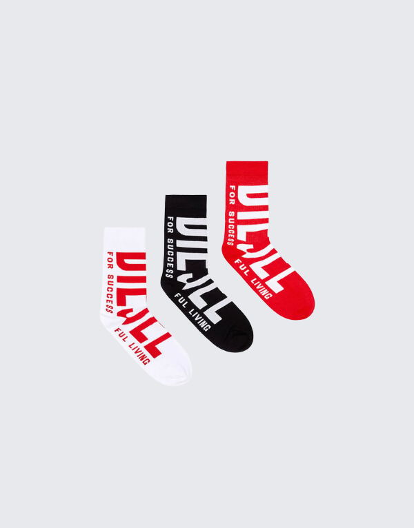 Diesel SKM Ray 3 Pack Socks E4273 Men