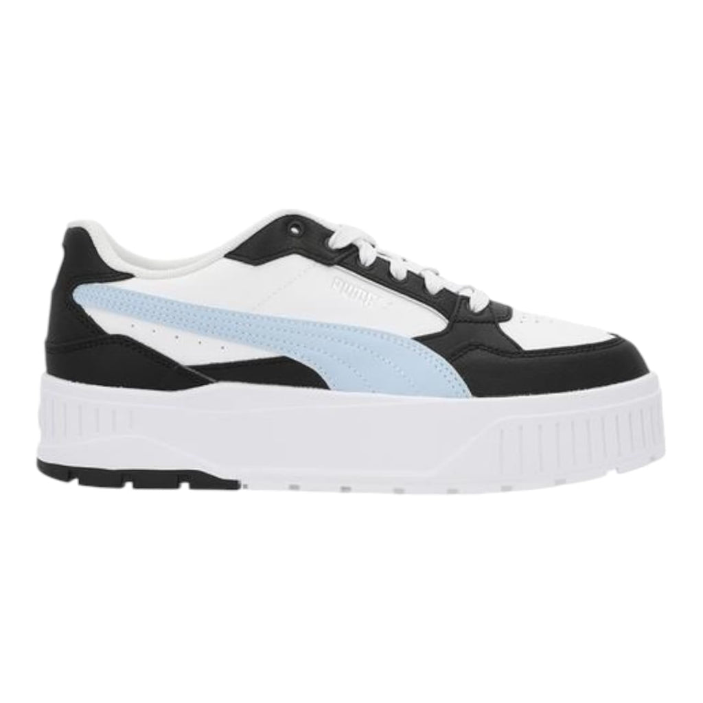Puma Karmen ll Idol Womens Platform Low Top Sneaker -  White & Haute Tropic