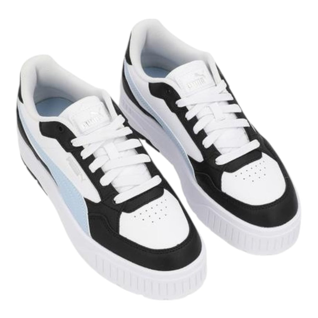 Puma Karmen ll Idol Womens Platform Low Top Sneaker -  White & Haute Tropic