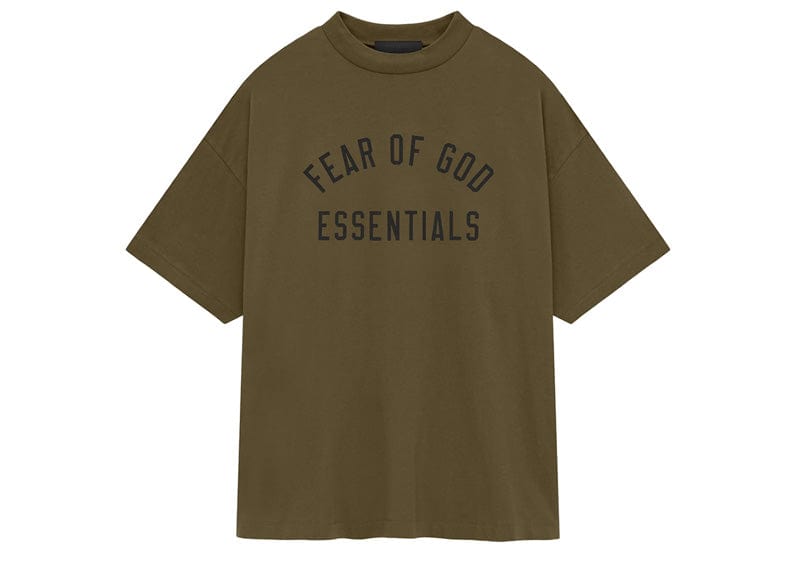 Fear of God Essentials T-Shirt  - 'Olive'