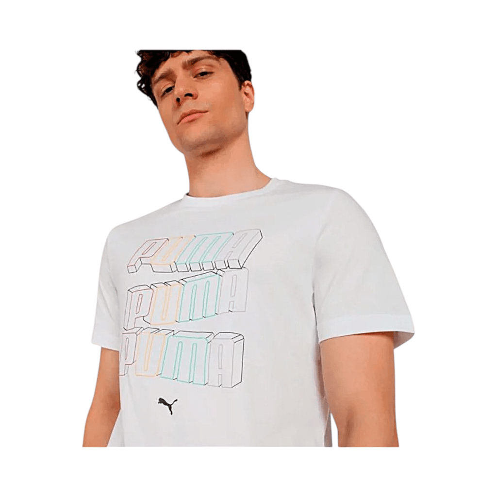 Puma Tee ESS Logo Lab Hog Off White