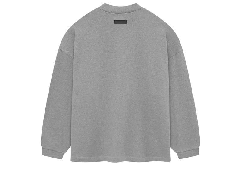 Fear of God Essentials Heavy Longsleeve - 'Dark Heather Oatmeal'