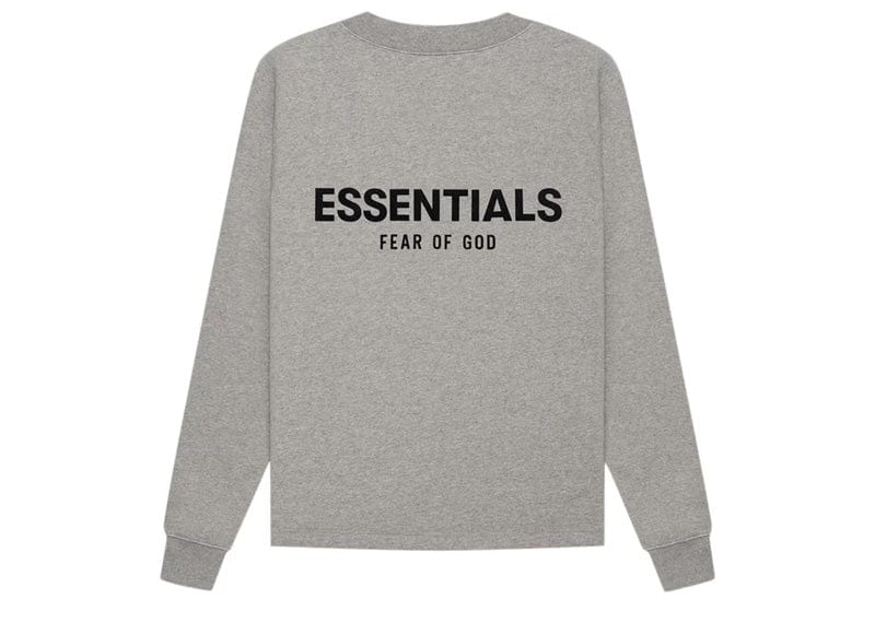 Fear of God Essentials Relaxed Crewneck - 'Dark Oatmeal'