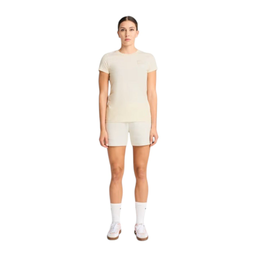 Puma Womens Essential Elevated Tee - Cream