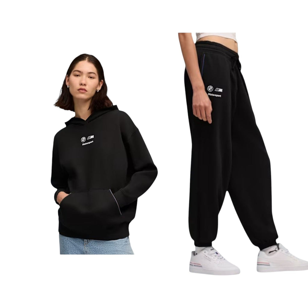Puma Womens BMW M Motorsport Essentials Tracksuit Set - Black
