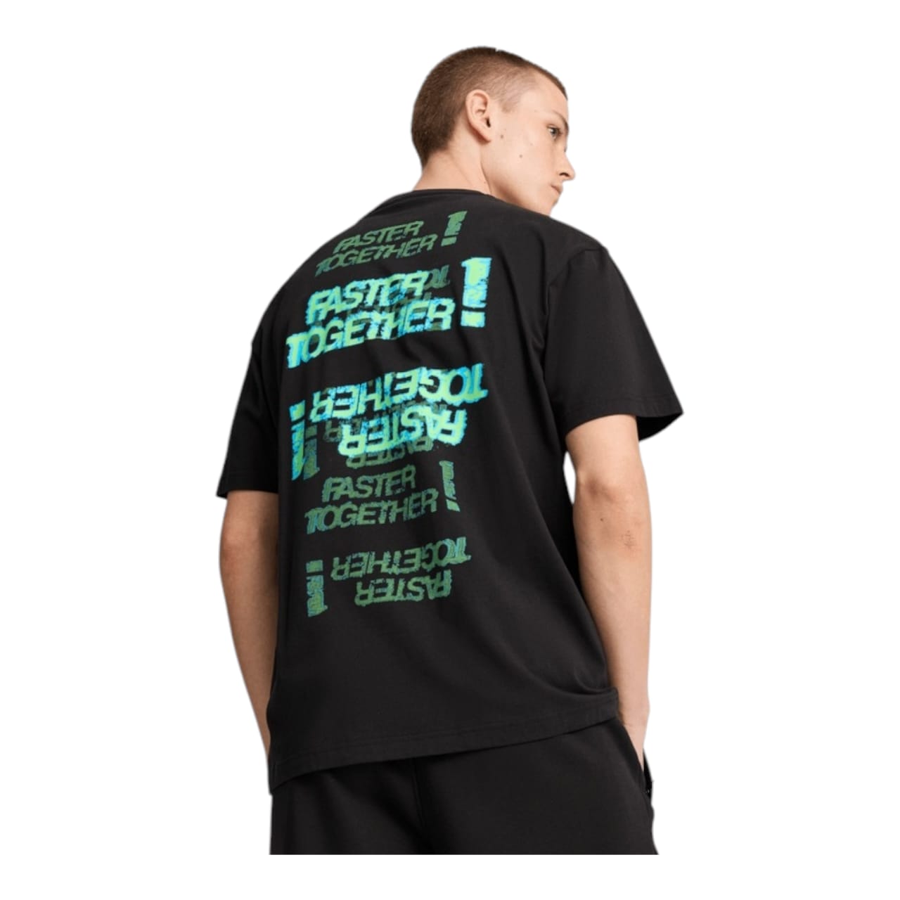 Puma T Shirt MAPF1 Neon Energy Black