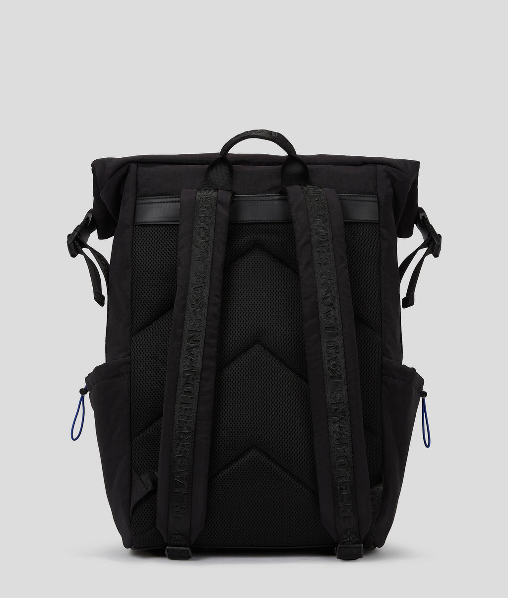 UTILITY DRAWSTRING ROLL-TOP BACKPACK