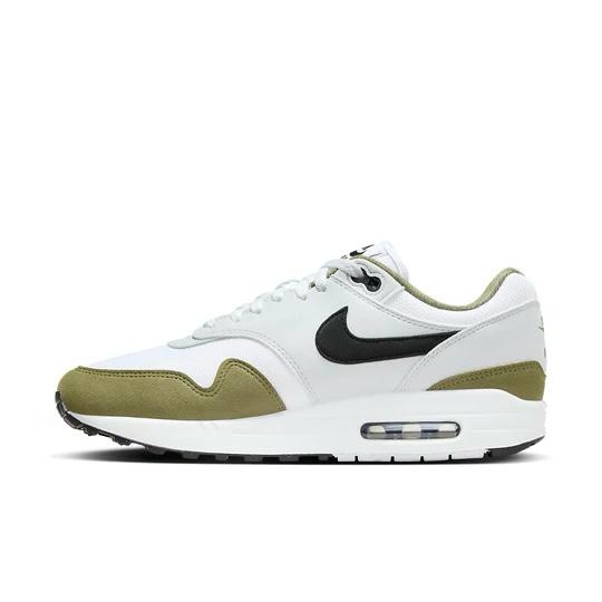 Nike Air Max 1 'White Black Medium Olive'
