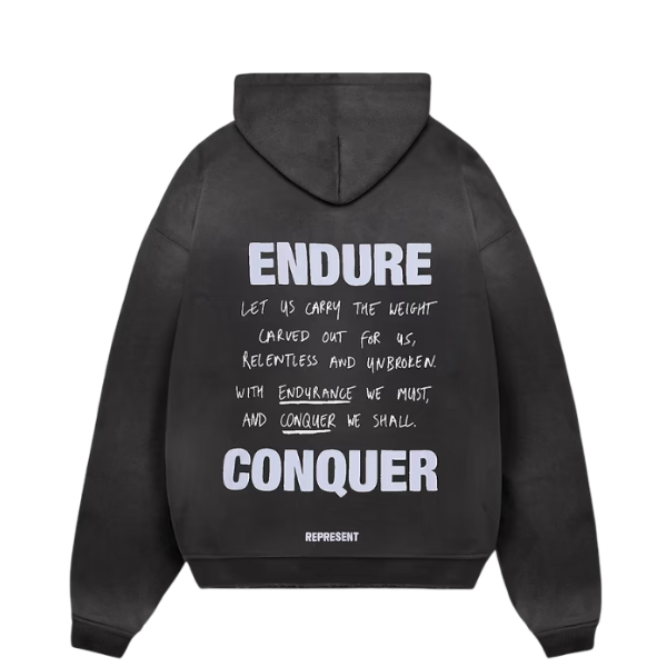 Represent Atlas Hoodie - Stained Black