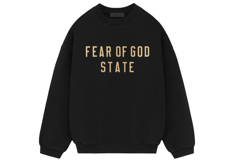 Fear of God Essentials Fleece Crewneck - 'Black'