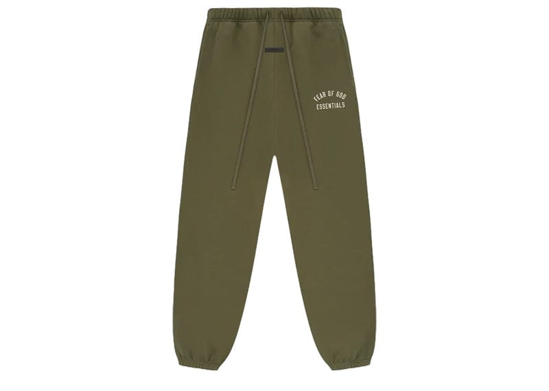 Fear of God Essentials Fleece Essential Sweatpant - 'Military'