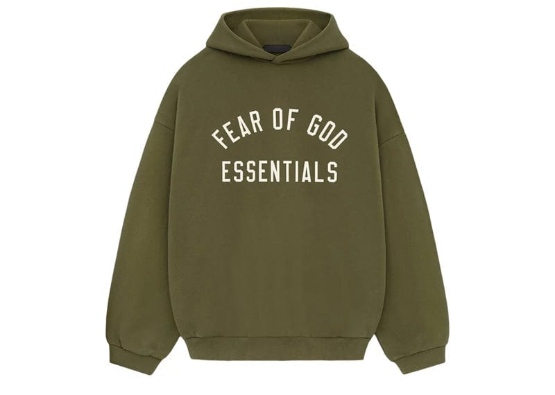 Fear of God Essentials Fleece Hoodie - 'Military'